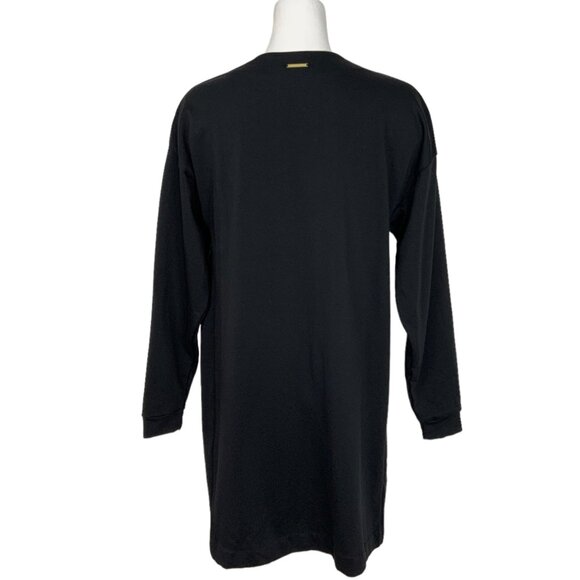 Gymshark x Whitney Simmons Oversized Robe XS Black Open Front Athleisure Lounge - Picture 2 of 12